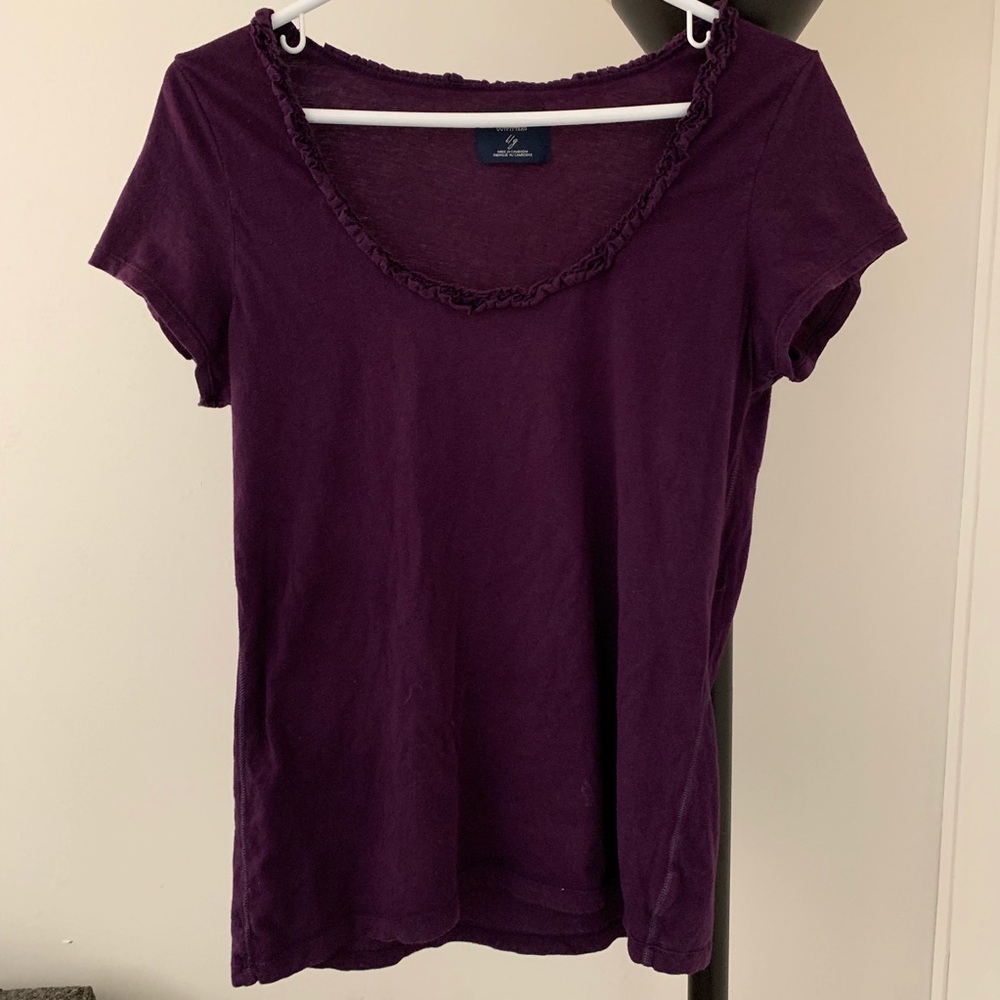 American Eagle purple top size large
